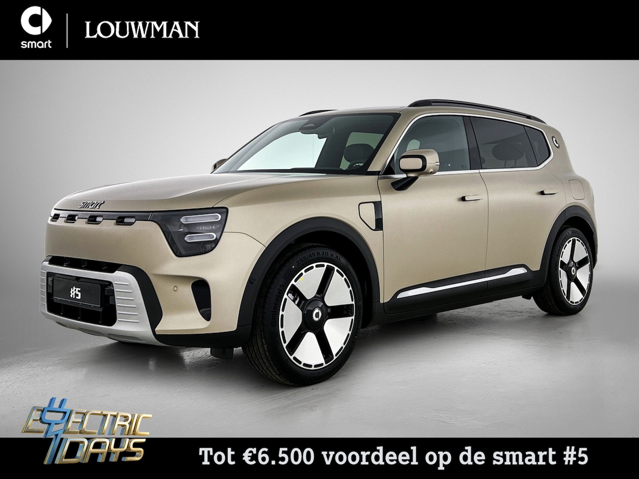Smart #5 - Premium 100 kWh | Duoleer | Adapt. cruise control | Sennheiser®-audiosysteem | 360°-camera - AutoWereld.nl