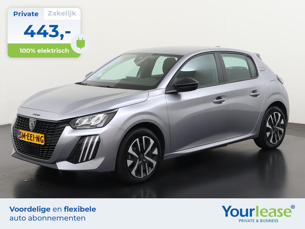 Peugeot e-208 - EV Style 50 kWh | All-in 443,- Private Lease | Direct uit voorraad - AutoWereld.nl
