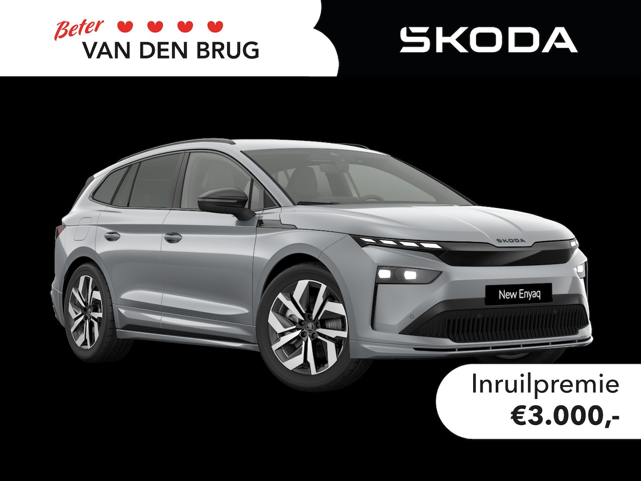 Skoda Enyaq iV - Sportline 85 | Trekhaak | Stoelverwarming | Elektrische achterklep | Elektrische bestuurde - AutoWereld.nl