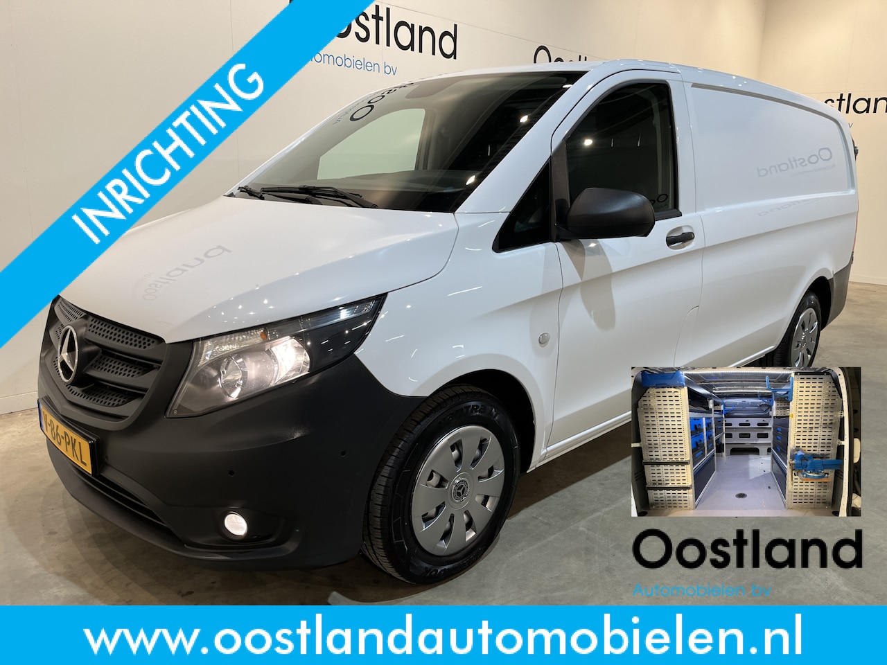 Mercedes-Benz Vito - 114 CDI Lang L2 / Servicebus / Sortimo Inrichting / Euro 6 / Airco / Cruise Control / Came - AutoWereld.nl