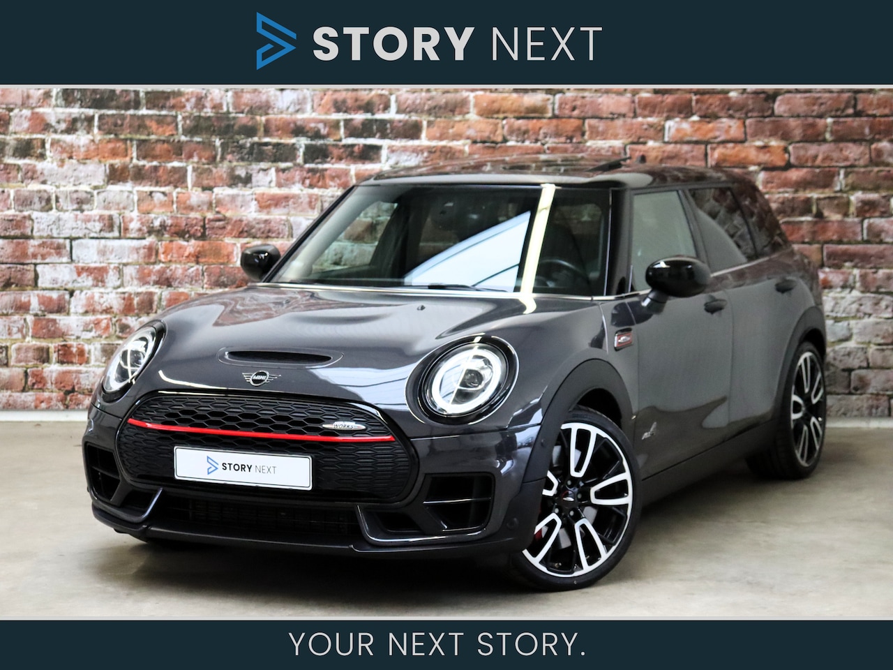 MINI Clubman - JCW ALL4 Serious Business Automaat / Navigatiesysteem Plus / Panoramadak / MINI Yours Leer - AutoWereld.nl