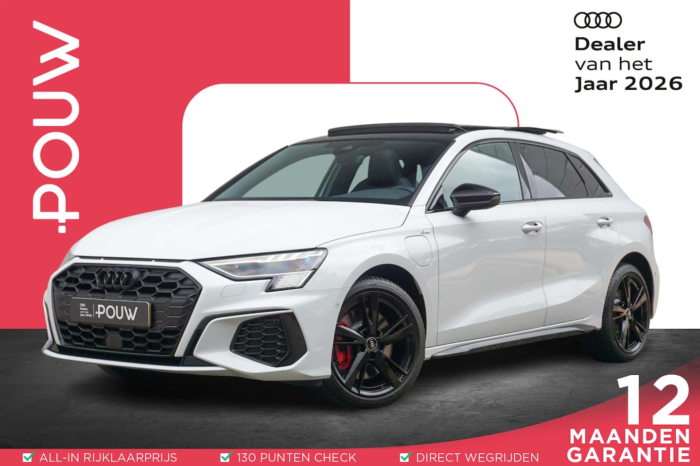 Audi A3 Sportback - 45 TFSIe 245pk PHEV S edition Competition | Panoramadak | Keyless | Camera | Matrix | Navi - AutoWereld.nl