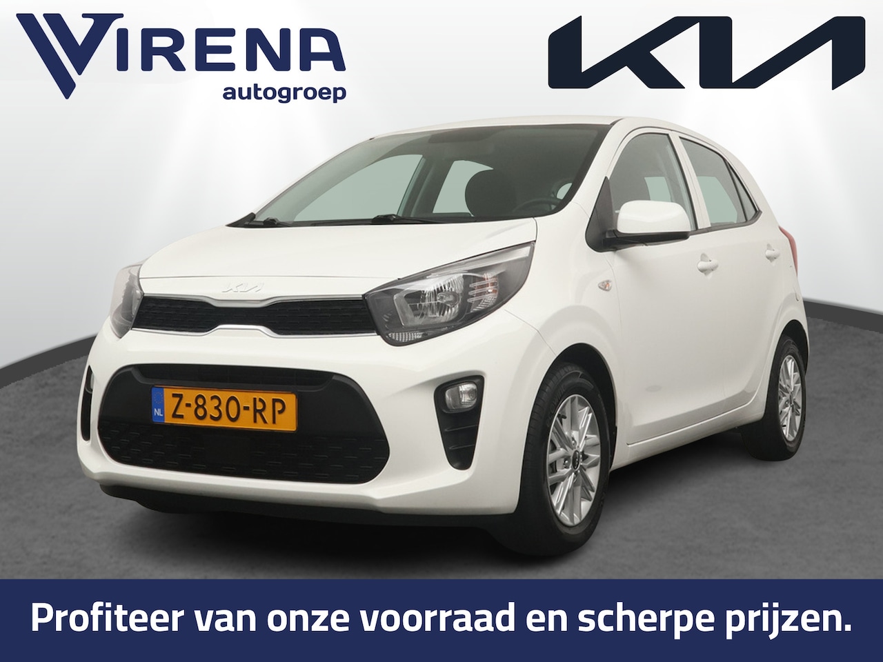 Kia Picanto - 1.0 DPi DynamicLine - Cruise control - Airco - Camera - AppleCarplay - Android Auto - Fabr - AutoWereld.nl
