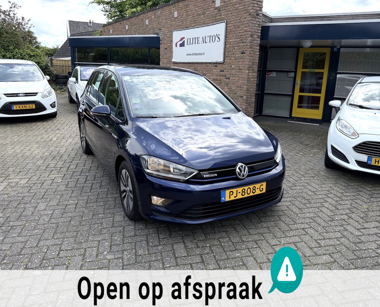 Volkswagen Golf Sportsvan - /zeer mooie en goed onderhouden/airco/navi/trekhaak/lage km+NAP/Nw Apk!!! - AutoWereld.nl