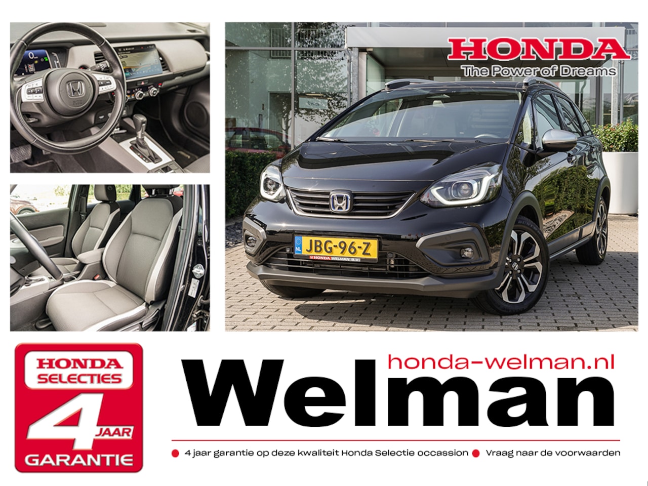 Honda Jazz - 1.5i e:HEV CROSSTAR - FULL HYBRID - PREMIUM SOUND - AutoWereld.nl