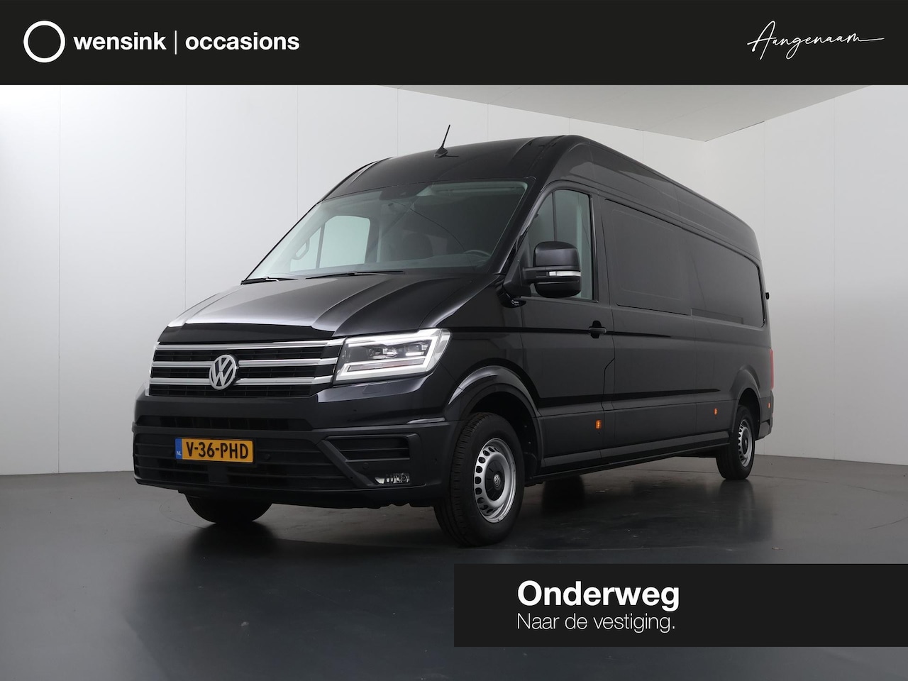 Volkswagen Crafter - 2.0 TDI | AUT. | L4 H3 | DUBBEL CABINE | LAADKLEP | 177 PK | ADAPTIEVE CRUISE CONTROL | 7- - AutoWereld.nl