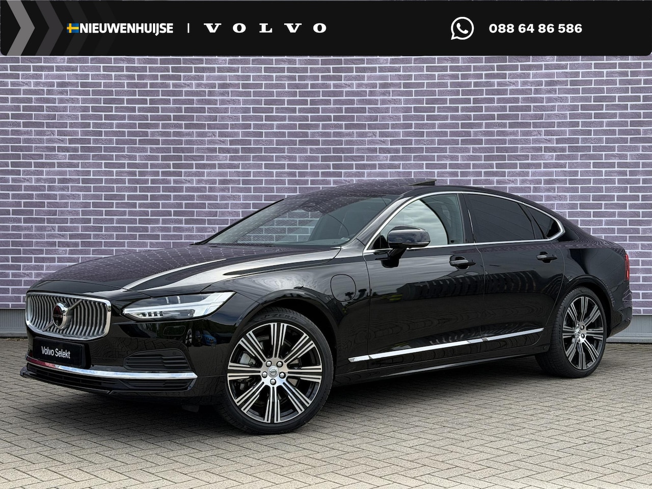 Volvo S90 - 2.0 T8 AWD Ultimate Bright | Long Range | Luchtvering | 360 Camera | FULL LED | 20" Lichtm - AutoWereld.nl