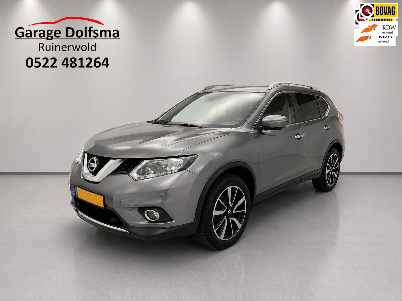 Nissan X-Trail - 1.6 dCi Business 7p. -camera-pdc-19"LMV-pano dak-7 PERS-elek a klep- - AutoWereld.nl