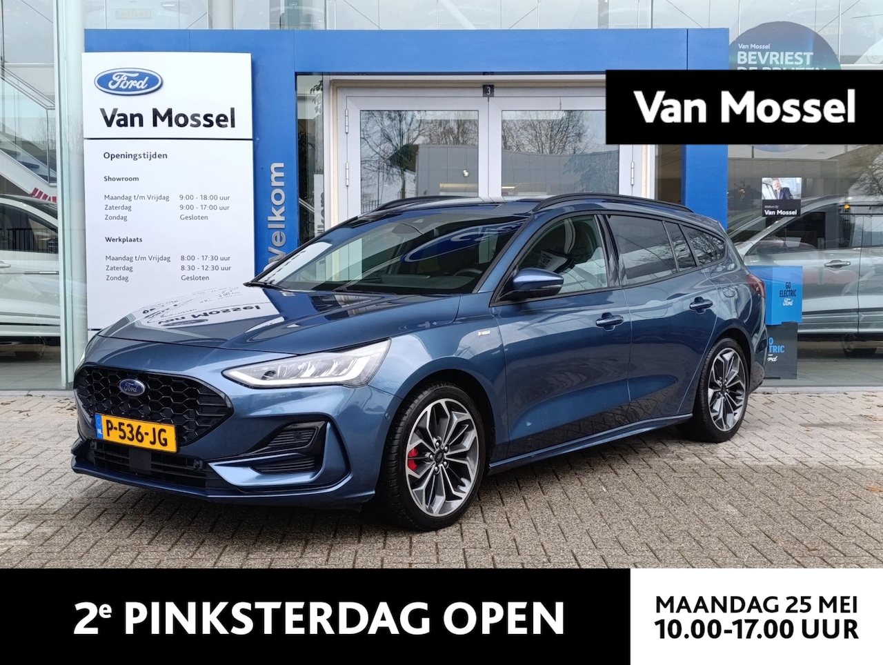 Ford Focus Wagon - 1.0 EcoBoost ST Line X Business | Adaptieve Cruise Control | Trekhaak | Stoel/stuur voorru - AutoWereld.nl