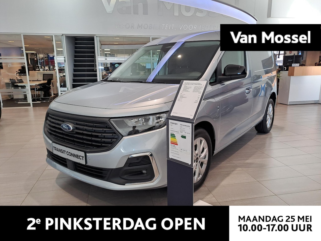 Ford Transit Connect - 1.5 EcoBoost PHEV L1 Limited | UIT VOORRAAD LEVERBAAR | TIJDELIJK 8% FORD PRO VOORDEEL ACT - AutoWereld.nl