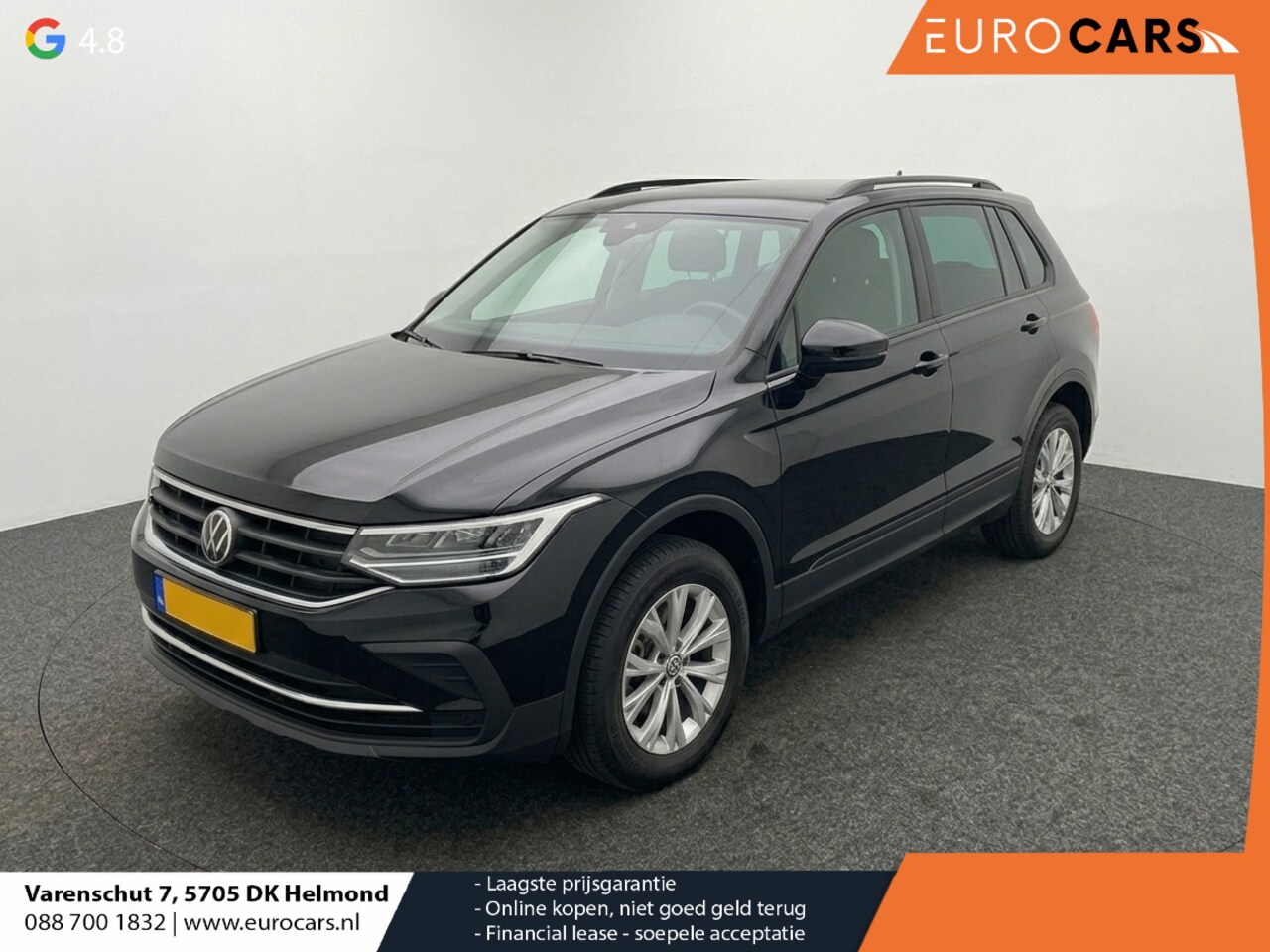 Volkswagen Tiguan - 1.4 TSI e-Hybrid Aut. 245 pk Life Navi Discover Media ACC Camera Trekhaak Digital Cockpit - AutoWereld.nl