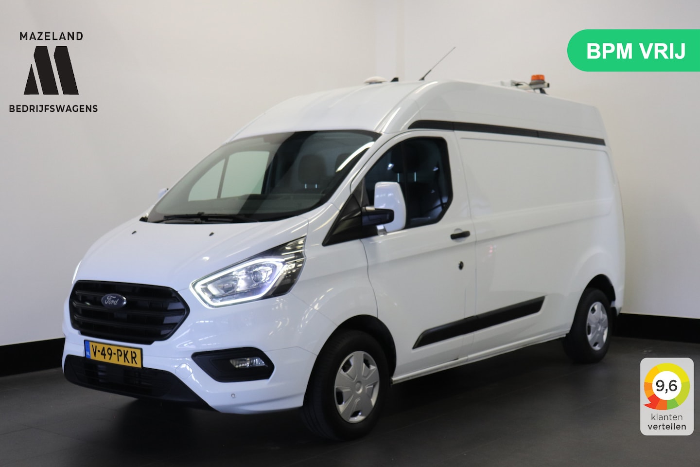 Ford Transit Custom - 2.0 TDCI 130 PK L2H2 EURO 6 - Airco - Cruise - Camera - € 13.950,- Excl. - AutoWereld.nl