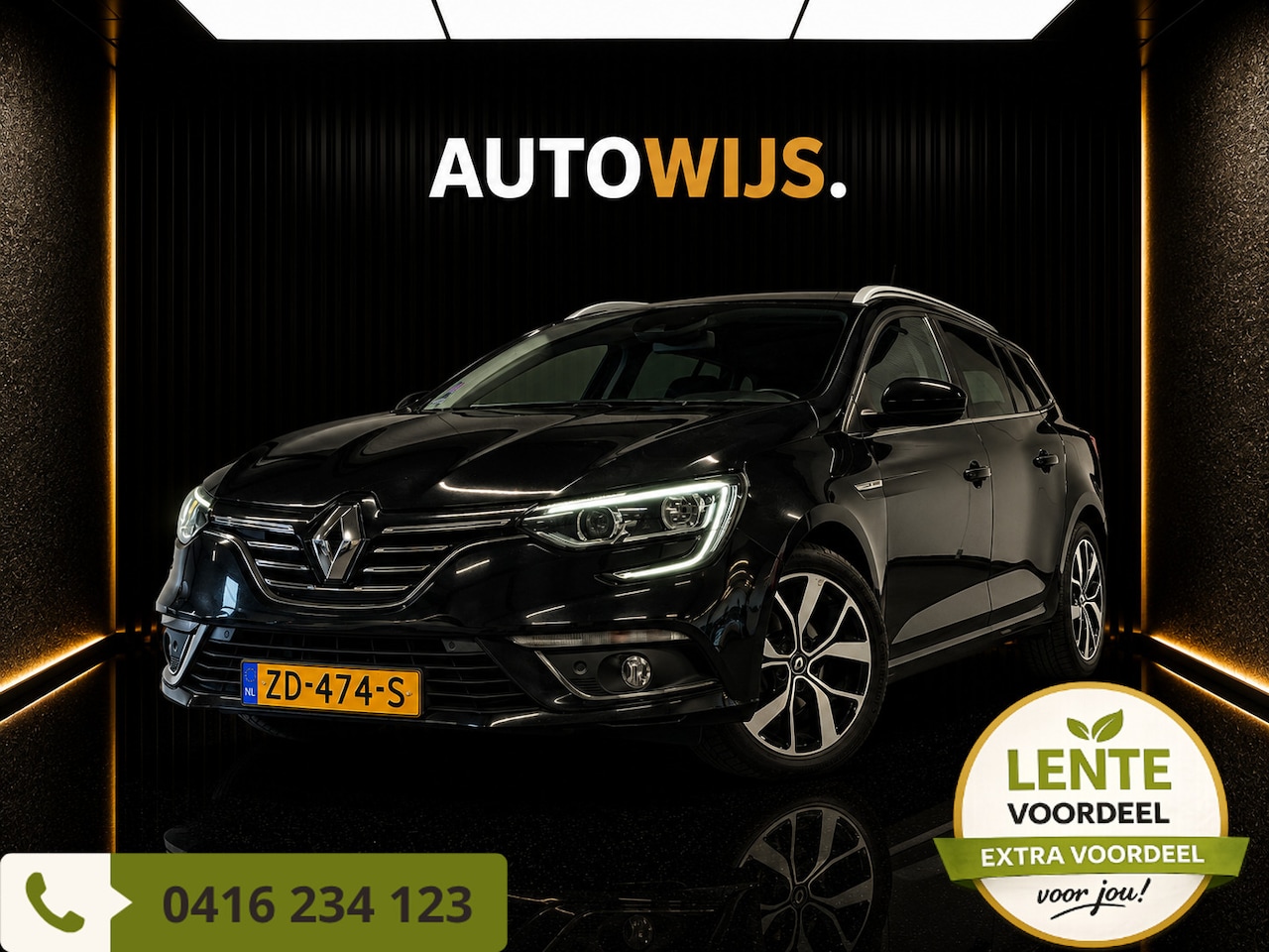 Renault Mégane Estate - 1.3 TCe Bose|PANO|AUT|NL AUTO|TREKHAAK|LED|GOED ONDERHOUDEN - AutoWereld.nl