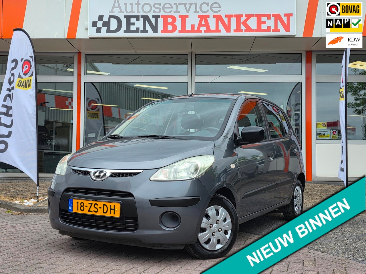 Hyundai i10 - 1.1 Active Cool 5drs BJ.08 / Airco / Elektr. Pakket / 2 Eig. / Lage kmst !! - AutoWereld.nl