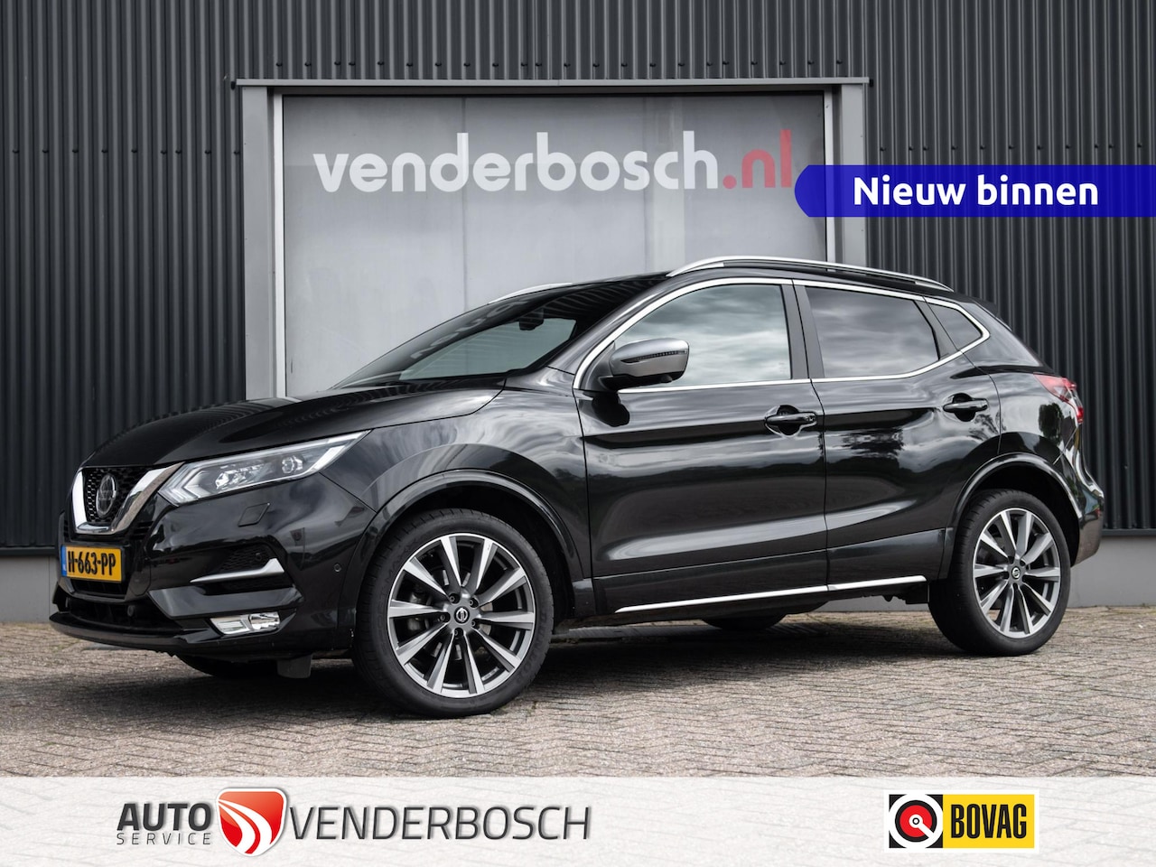 Nissan Qashqai - 1.3 DIG-T Tekna + 160pk | Trekhaak | Leder | Pano | 360 Camera - AutoWereld.nl