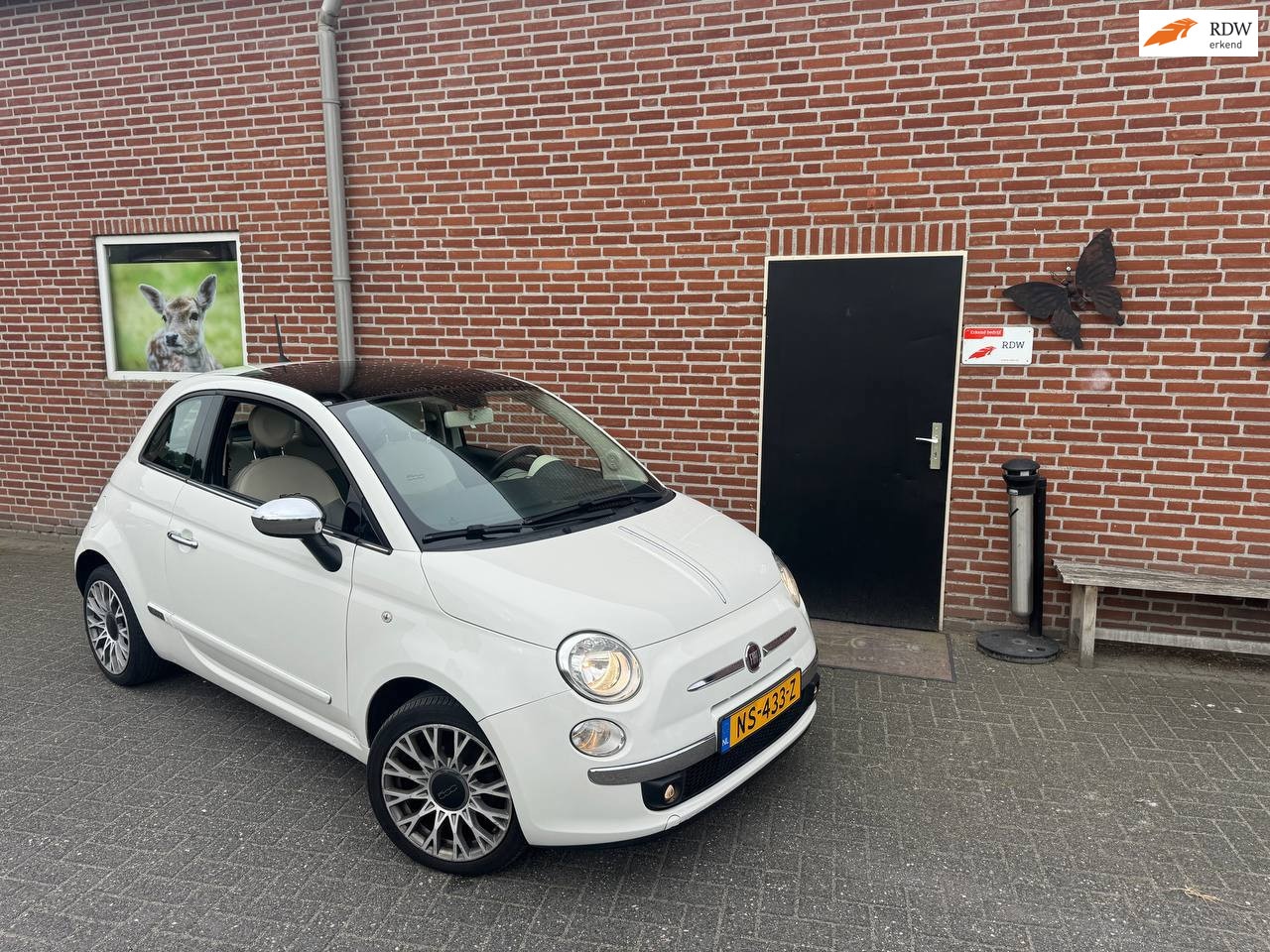Fiat 500 - 1.2 Lounge Pano, Airco, NW apk - AutoWereld.nl