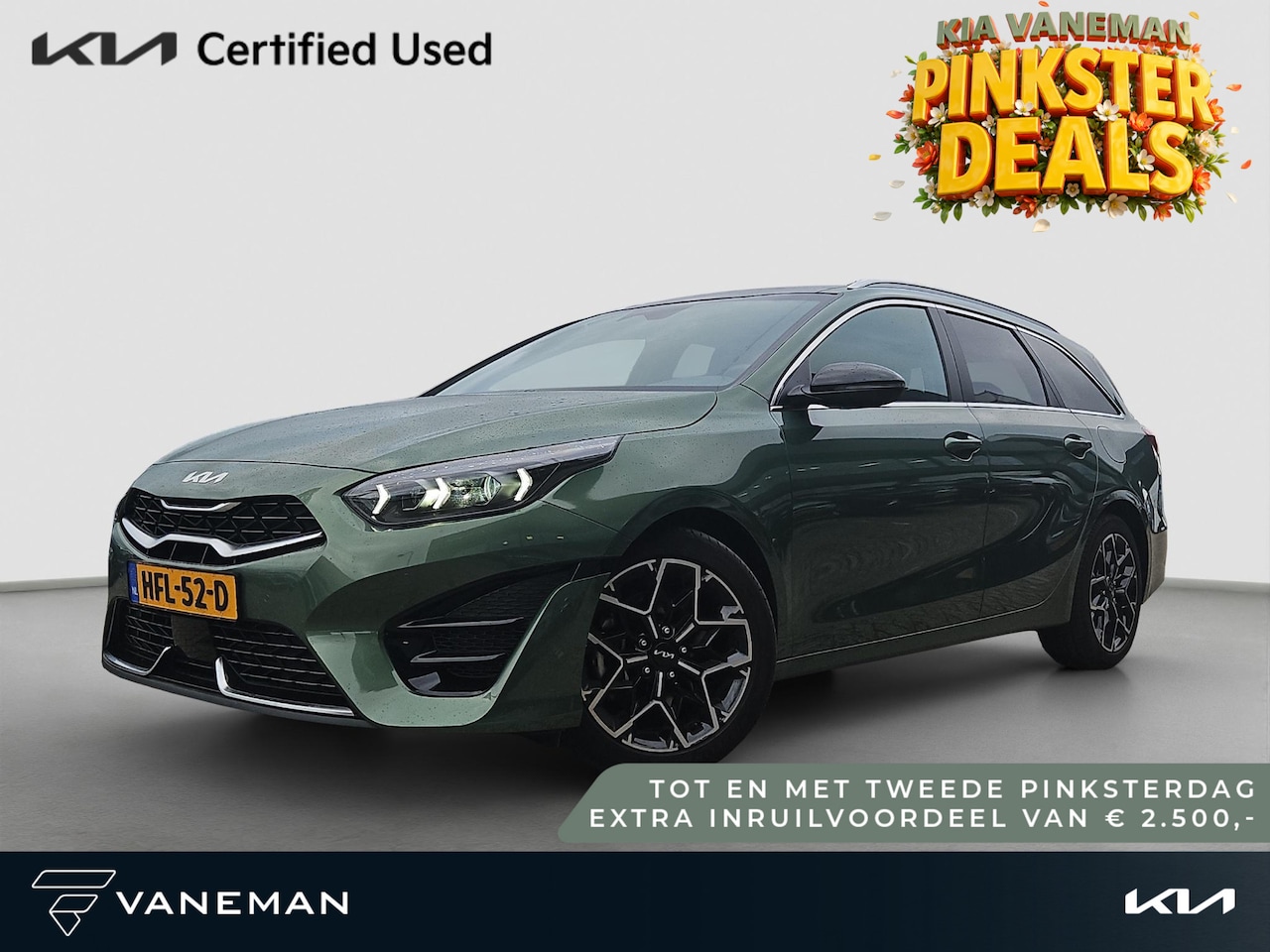 Kia Cee'd Sportswagon - Ceed 1.5 T-GDi GT-Line | Sportstuur | Stoel- en Stuurverwarming | Elektr. Achterklep | Lan - AutoWereld.nl