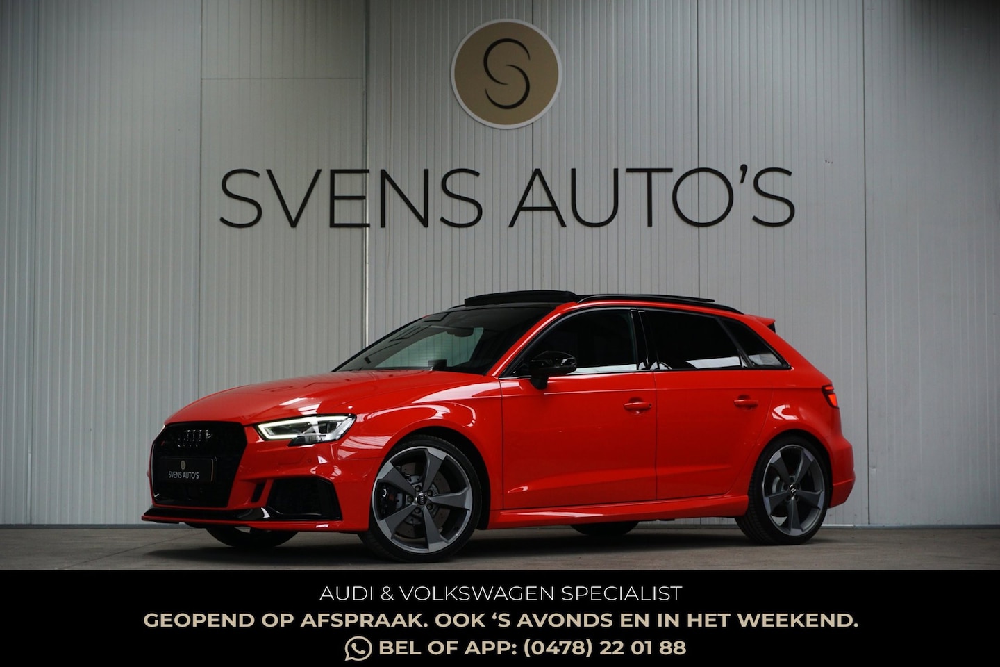 Audi RS3 - 2.5 TFSI Sportback Quattro Pano|Virtual|B&O|RS-Stoelen|DCC|Matrix - AutoWereld.nl