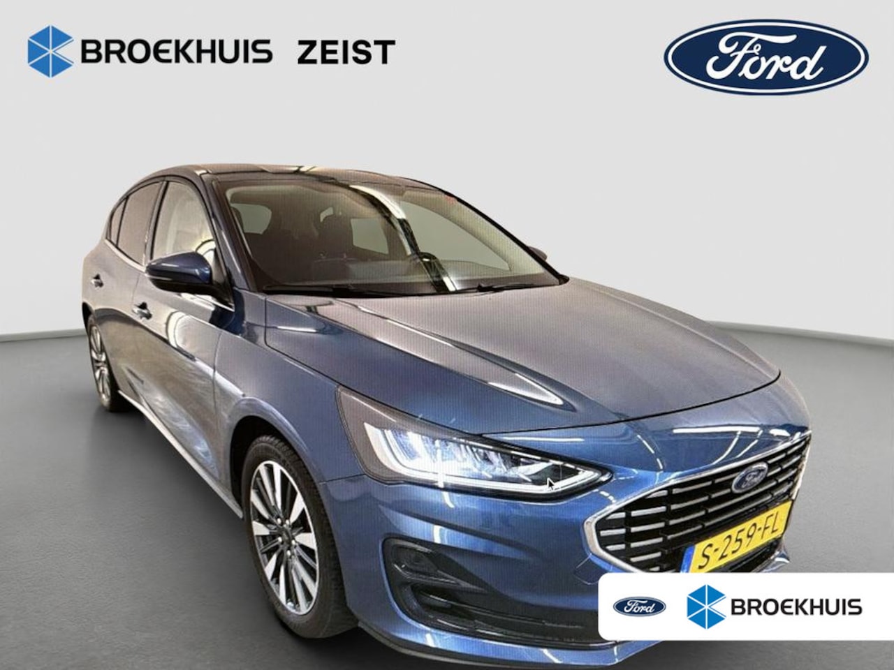 Ford Focus - 1.0 155PK EcoBoost Hybrid Titanium X | Nieuw model | BTW Auto | LED verlichting | Parkeer- - AutoWereld.nl