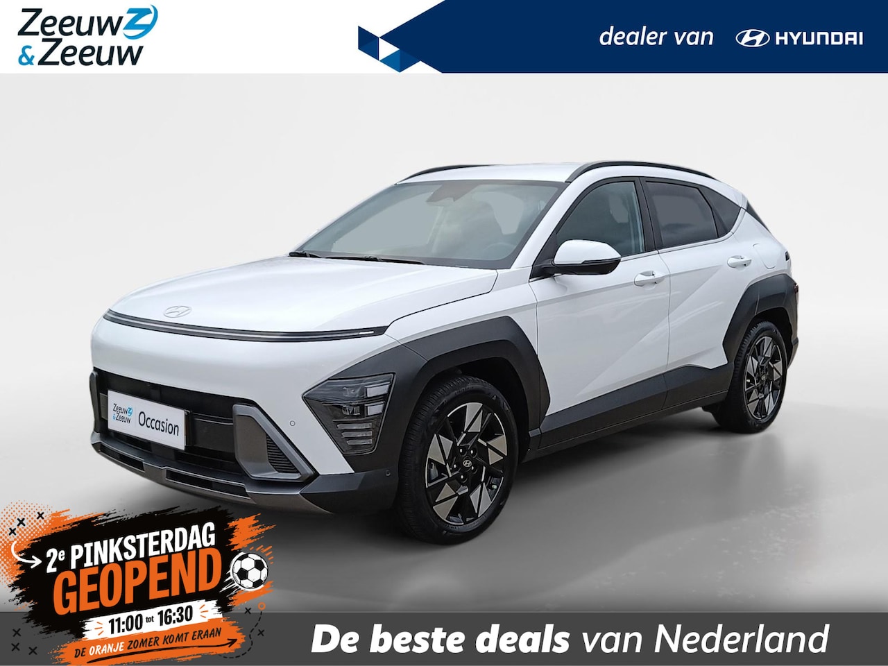 Hyundai Kona - 1.6 GDI HEV Premium Uit voorraad leverbaar! | 7000,- Korting | Ook op de sky | OP = OP | - AutoWereld.nl