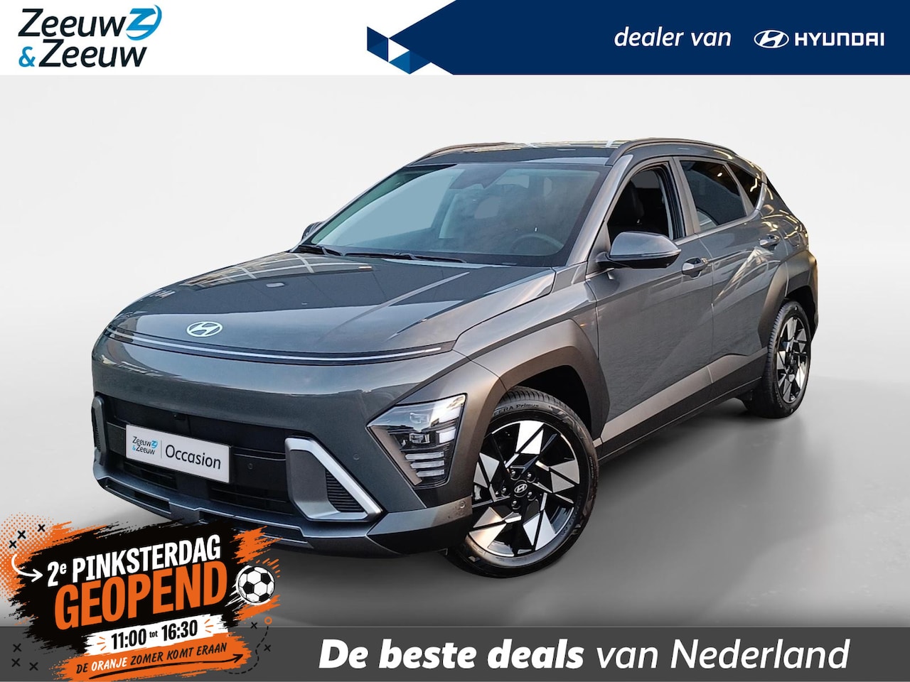 Hyundai Kona - 1.6 GDI HEV Premium | Z&Z Topdeal | Van € 43.088, nu voor € 37.588 | - AutoWereld.nl