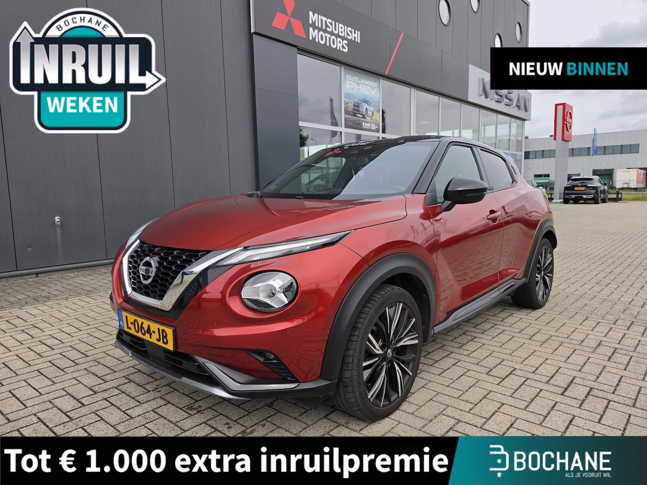 Nissan Juke - 1.0 DIG-T N-Design | | BOSE Audio | Leder | 360º Camera | - AutoWereld.nl