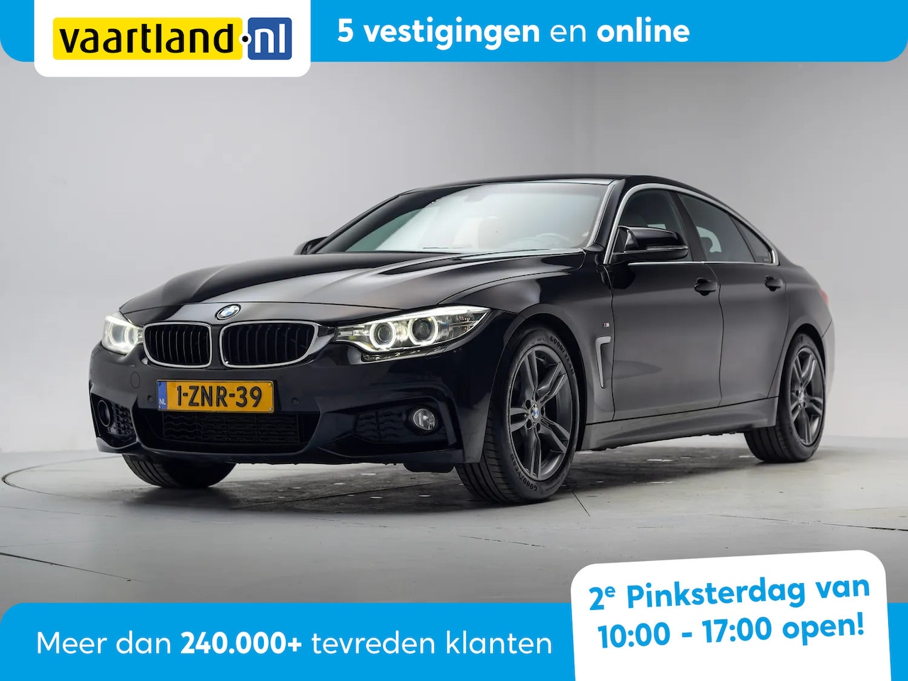 BMW 4-serie Gran Coupé - 420i M Sport High Executive Aut.[ Navigatie Leder Stoelverwarming ] - AutoWereld.nl