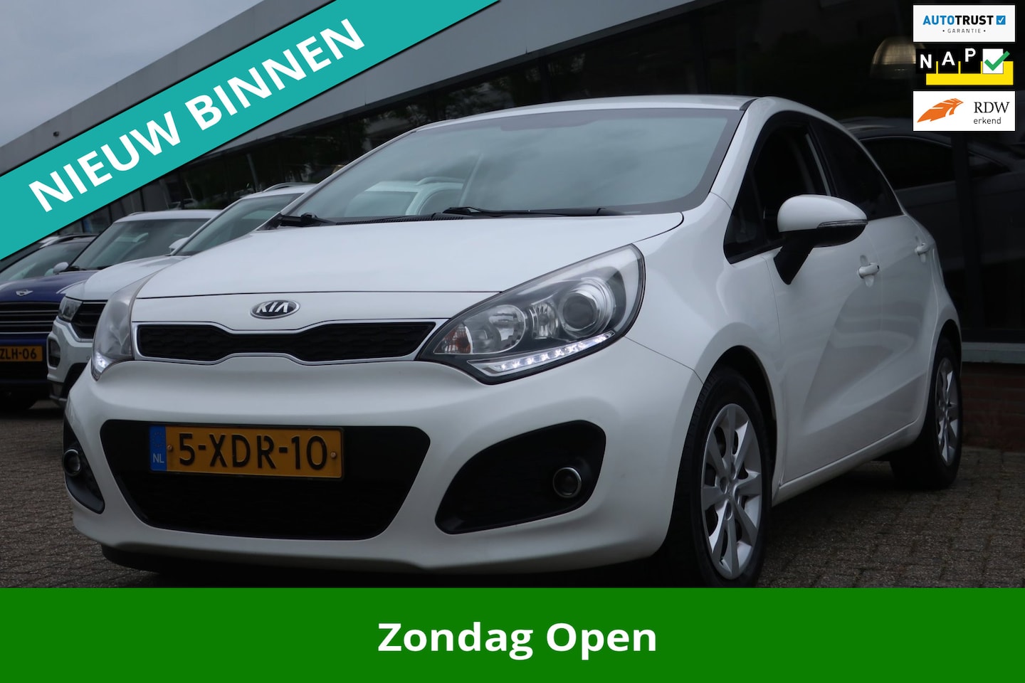 Kia Rio - 1.2 CVVT Super Pack 2e EIG_LED_CRUIS_KEYLESS_PDC_CLIMA. - AutoWereld.nl
