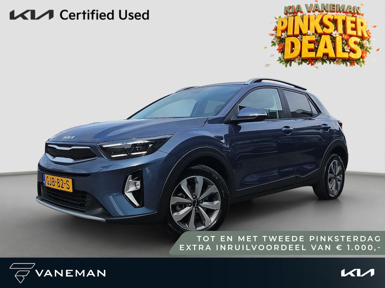 Kia Stonic - 1.0 T-GDi MHEV DynamicPlusLine | Automaat | Stoel- en Stuurverwarming | Navi | Clima | Car - AutoWereld.nl