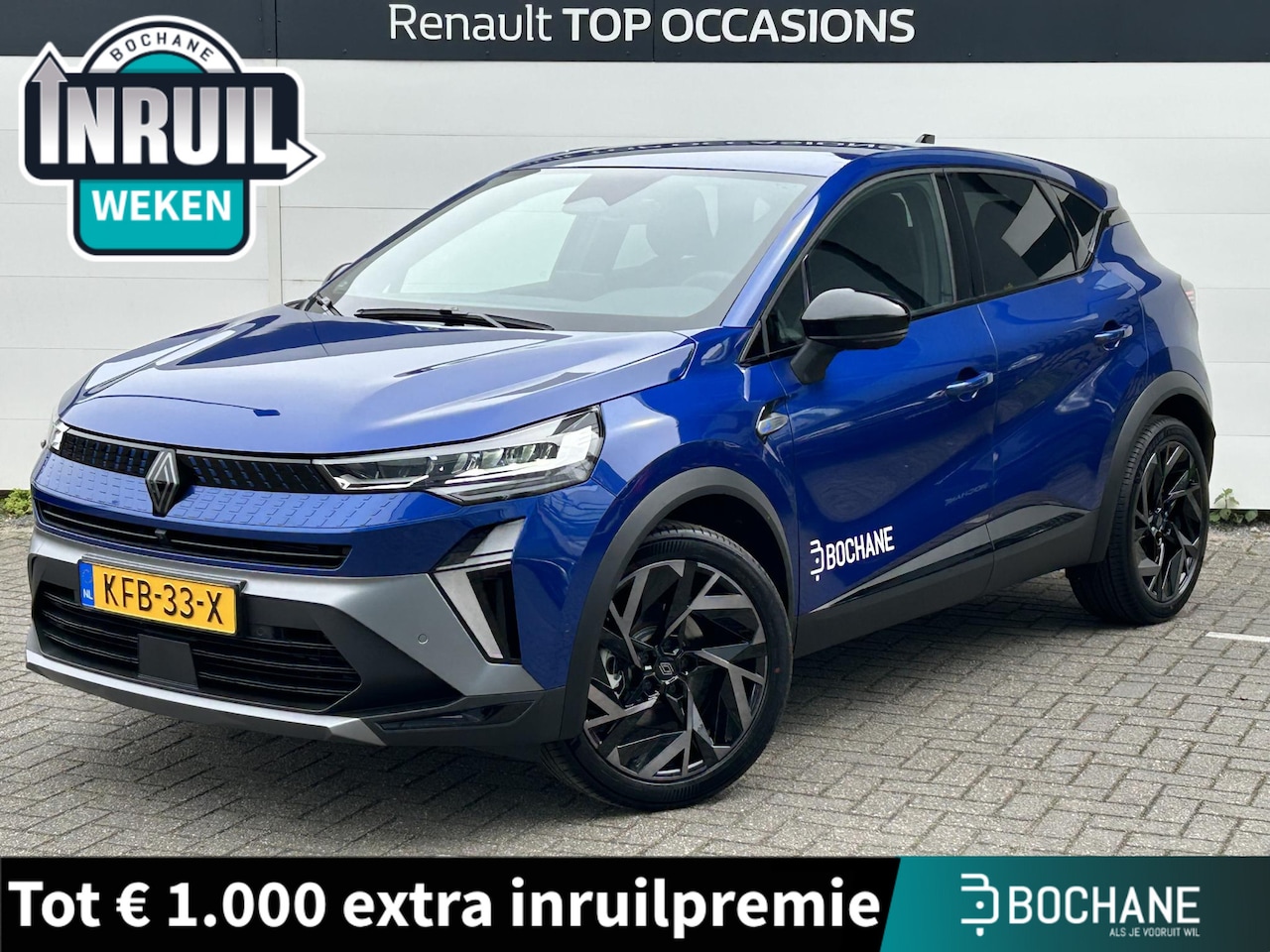 Renault Captur - 1.8 E-Tech full hybrid 160 esprit Alpine (Hoge Instap) | Navigatie | 360 Camera | Climate - AutoWereld.nl