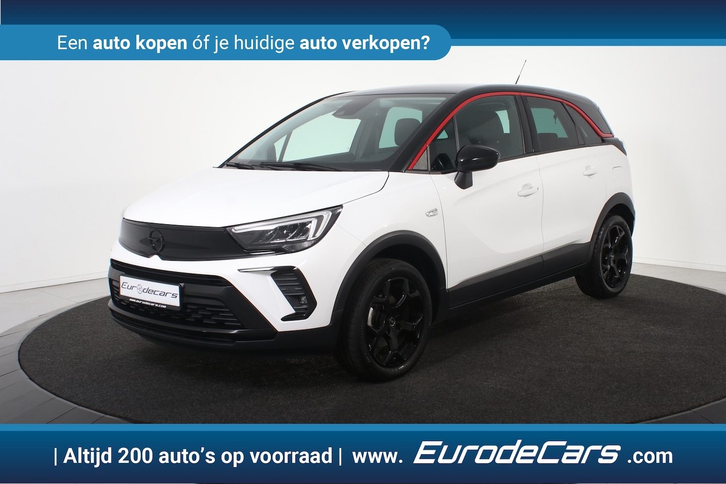 Opel Crossland - 1.2 Ultimate *1ste Eigenaar*Leer*Navigatie*DAB*Cruise Control* - AutoWereld.nl