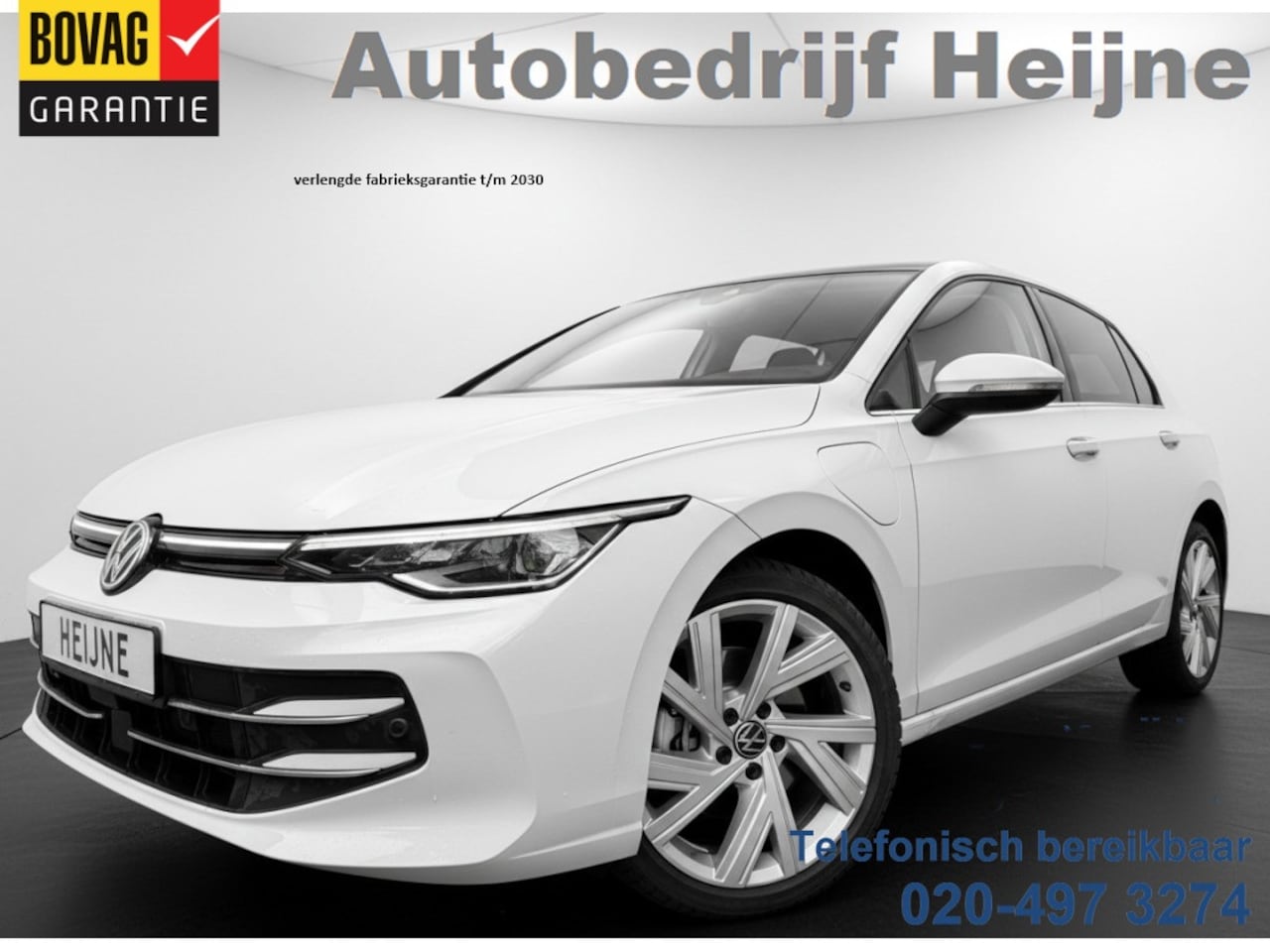 Volkswagen Golf - 1.5 eHybrid 204PK PHEV STYLE EDITION CAMERA/NAVI/HEAD-UP/CARPLAY *verlengde fabrieksgarant - AutoWereld.nl