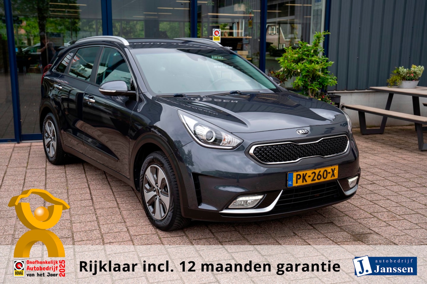 Kia Niro - 1.6 GDi Hybrid DynamicLine|Prijs incl. 12 mnd garantie| Climate Nav LMV Camera Trekhaak pa - AutoWereld.nl
