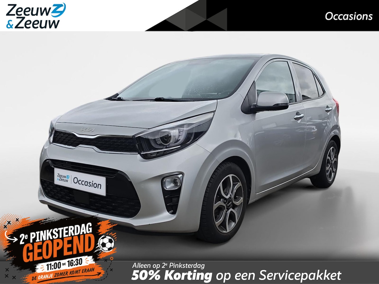 Kia Picanto - 1.0 DPi DynamicPlusLine | Automaat | Keyless entry | Climate control | Parkeersensoren | A - AutoWereld.nl