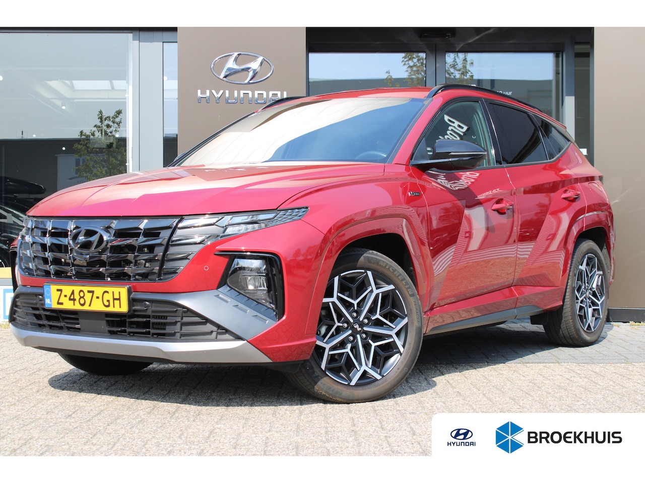 Hyundai Tucson - 1.6 T-GDI PHEV N Line 4WD 265pk | Cruise control adaptief met Stop&Go | Dodehoekdetectie m - AutoWereld.nl