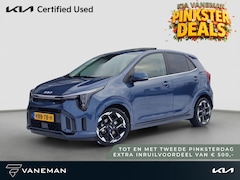 Kia Picanto - 1.0 DPI GT-Line | Beschikbaarheid In Overleg | Open Dak | LED | Leder | PDC | Navi | Clima