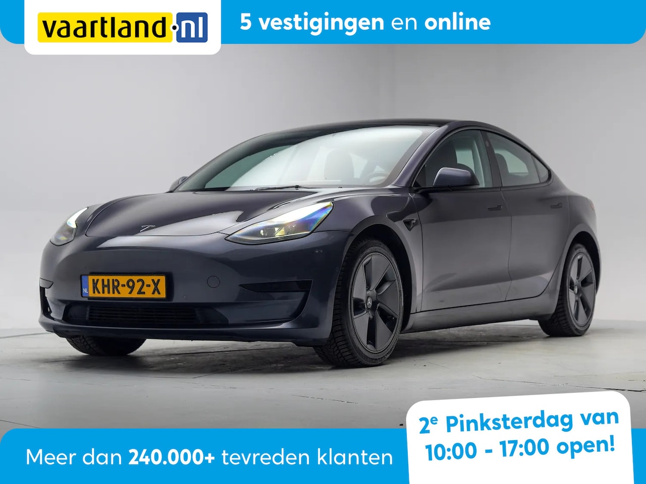 Tesla Model 3 - Standard RWD Plus 60 kWh [ Panoramadak Leder Camera Wifi Adapt.cruise ] - AutoWereld.nl