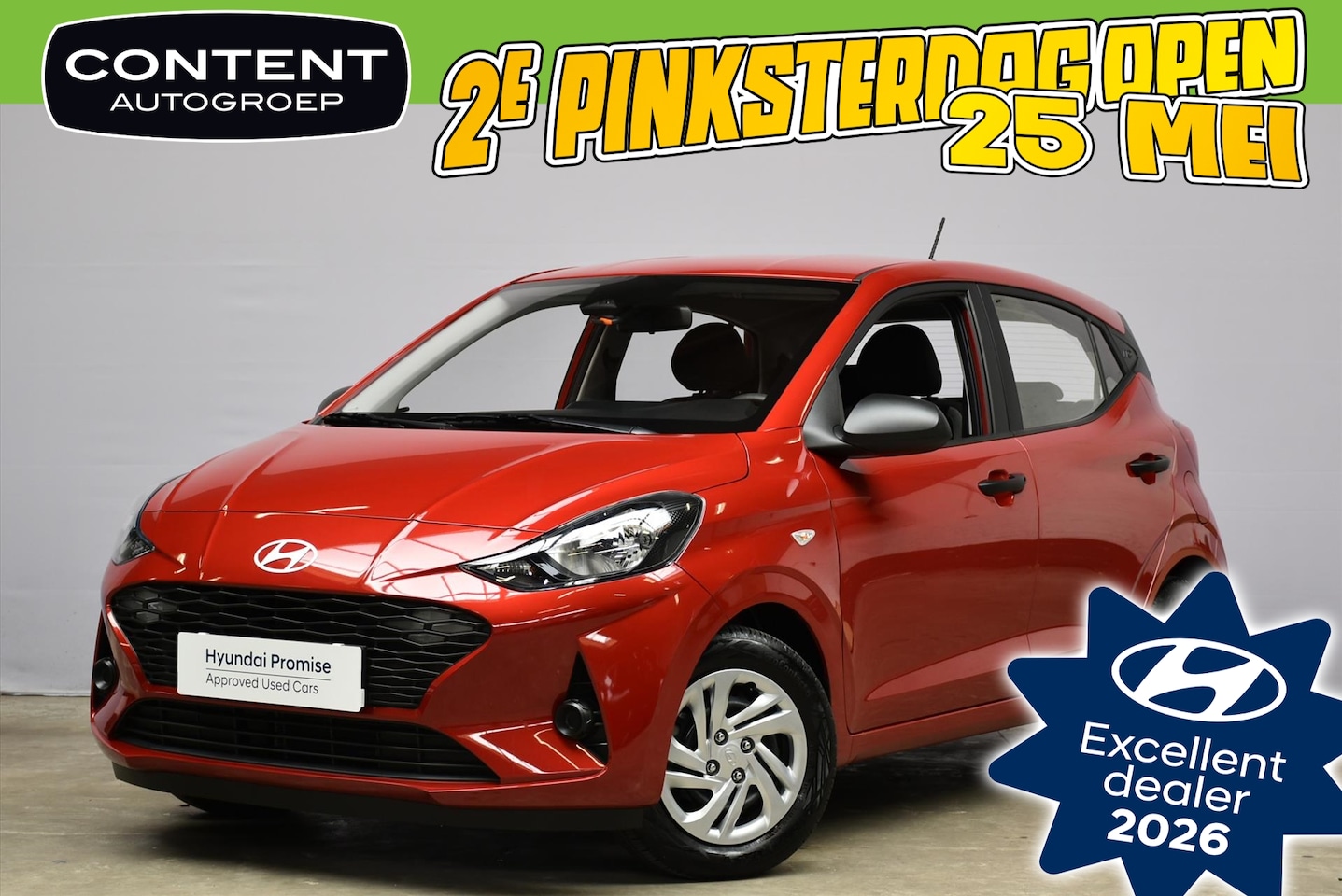 Hyundai i10 - I10 1.0i Comfort I Navi I Airco I Achteruitrijcamera - AutoWereld.nl