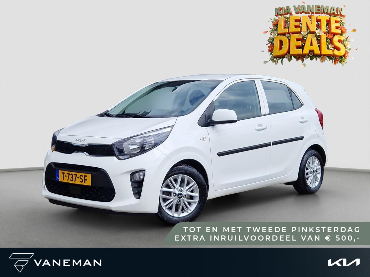 Kia Picanto - 1.0 DPi DynamicLine | Camera | Cruise | Android Auto / Apple Carplay | DAB | Lichtsensor | - AutoWereld.nl