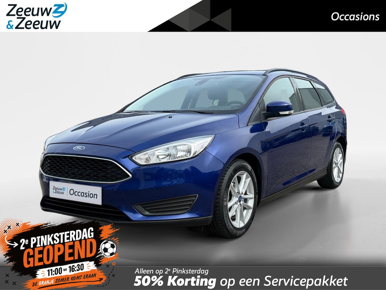 Ford Focus Wagon - 1.0 Trend | Dealer onderhouden | Navigatie | Airco | Parkeersensor achter | 16" lichtmetal - AutoWereld.nl