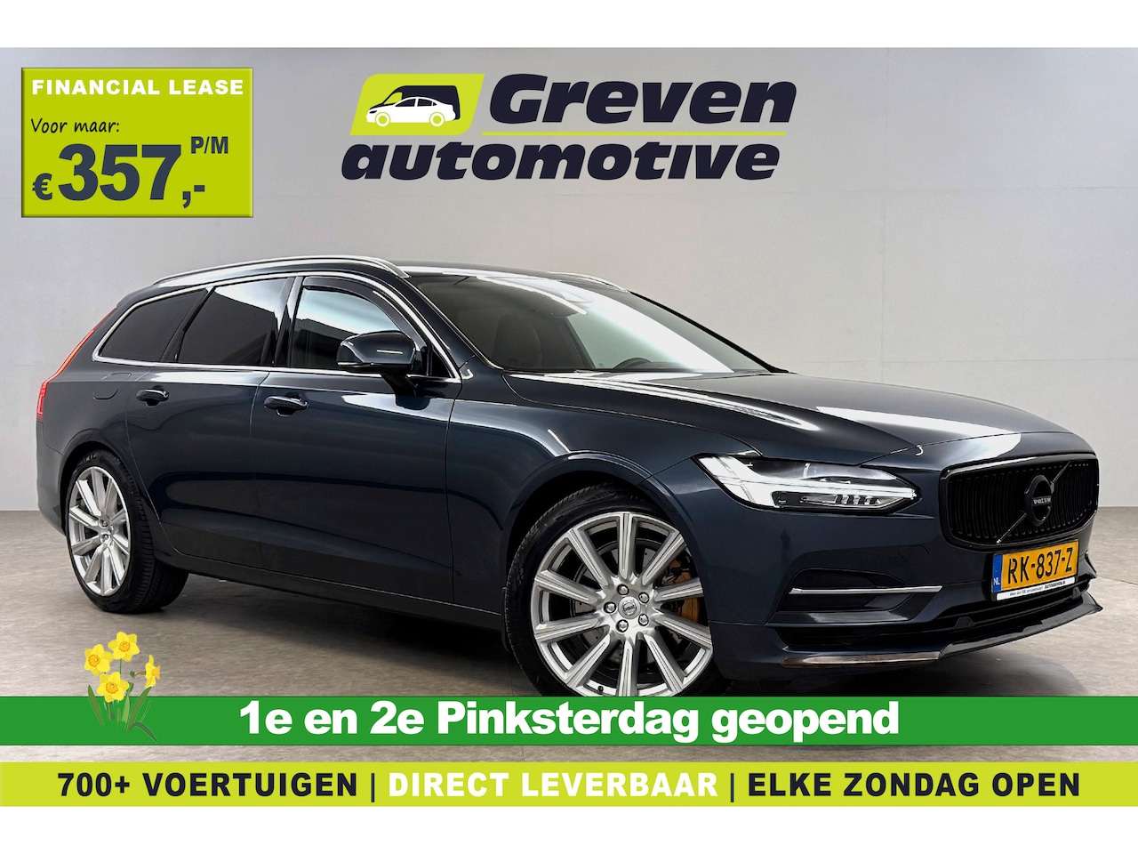Volvo V90 - 2.0 T5 90th Anniversary Edition | LPG | Virtual | Camera | Carplay | Trekhaak | Adap. Crui - AutoWereld.nl