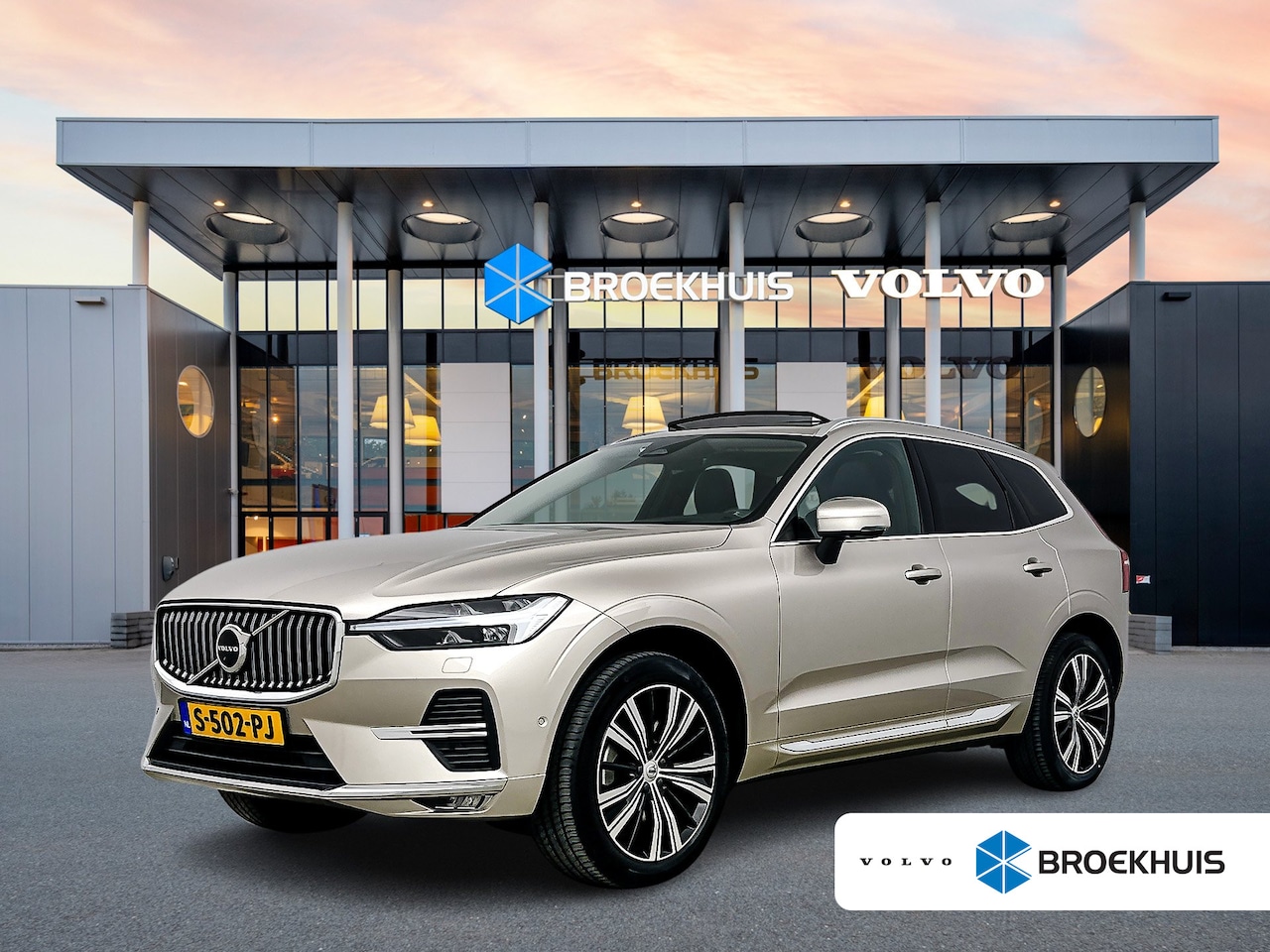 Volvo XC60 - B4 Ultimate Bright | 20" | Panoramadak | 360 Camera | Head-Up | Harman Kardon | Full LED | - AutoWereld.nl