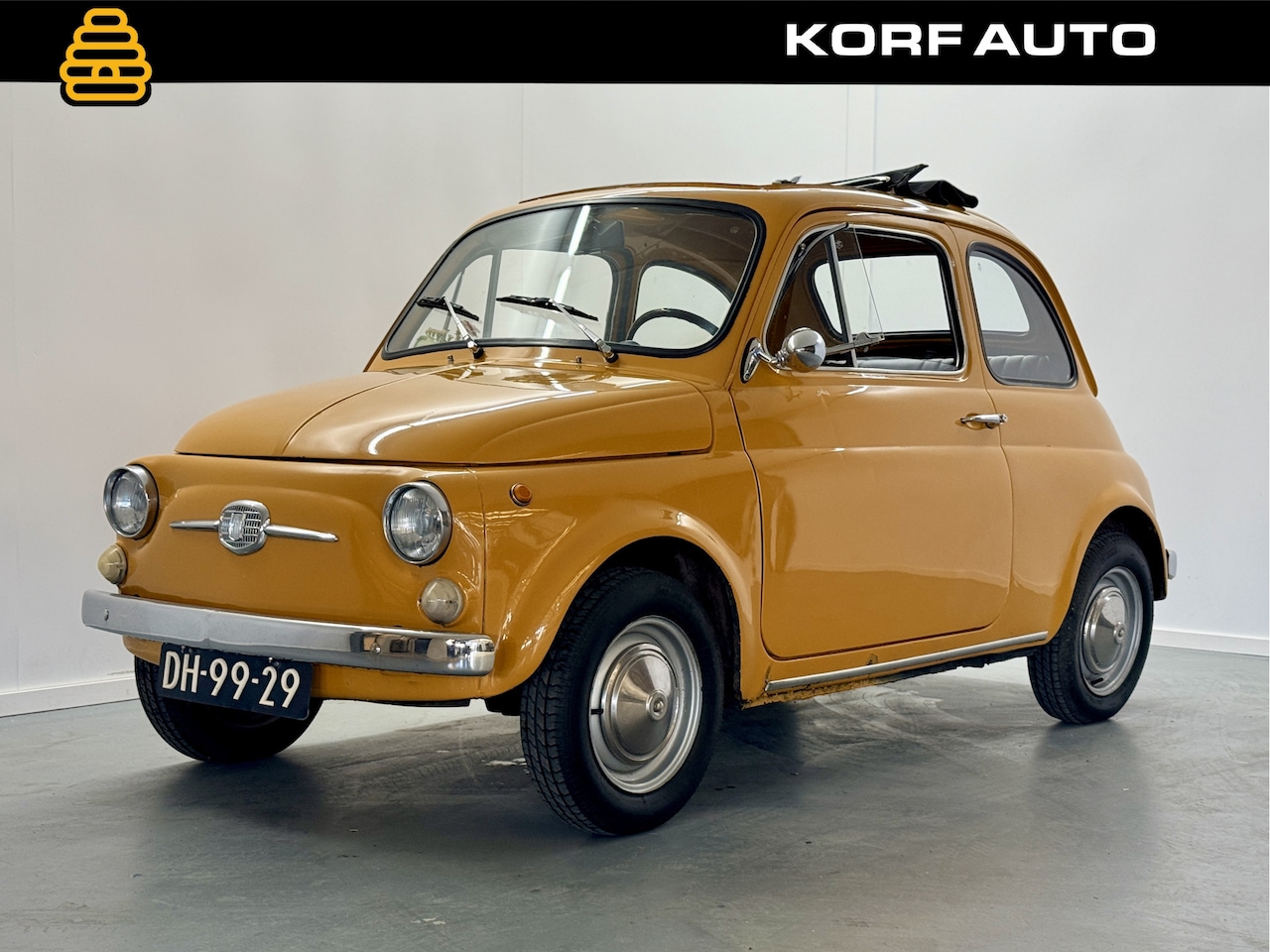 Fiat 500 - 500 R | Leder | Onderhouden | Giallo Positano - AutoWereld.nl