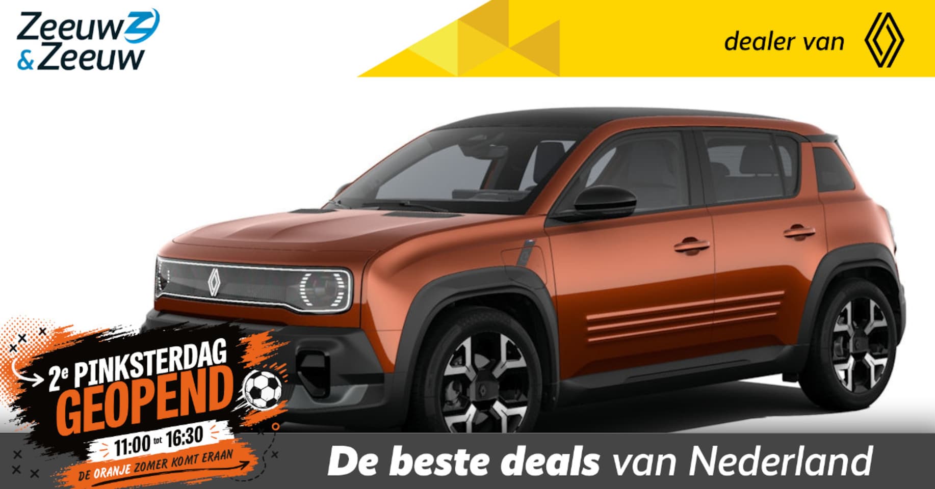 Renault 4 - comfort range techno canvas dak 52 kWh | Profiteer nu van €1.800,- Zeeuw & Zeeuw voorraadk - AutoWereld.nl