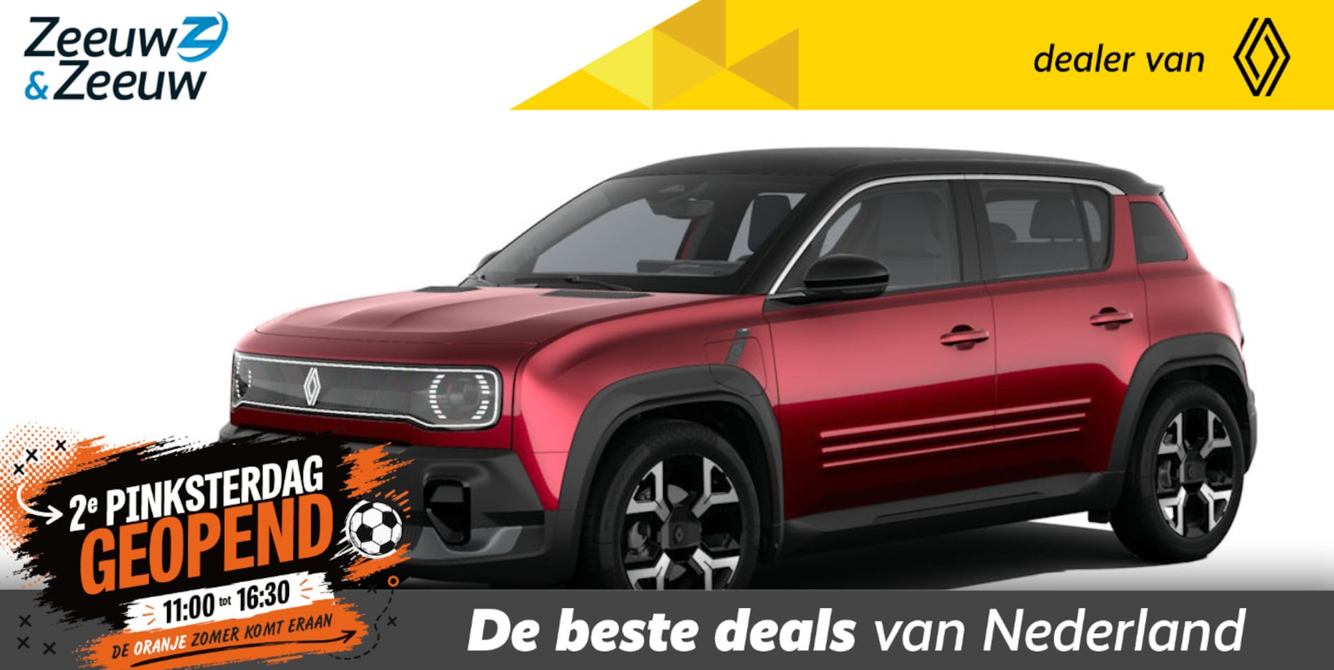 Renault 4 - comfort range techno canvas dak 52 kWh | Profiteer nu van €1.800,- Zeeuw & Zeeuw voorraadk - AutoWereld.nl