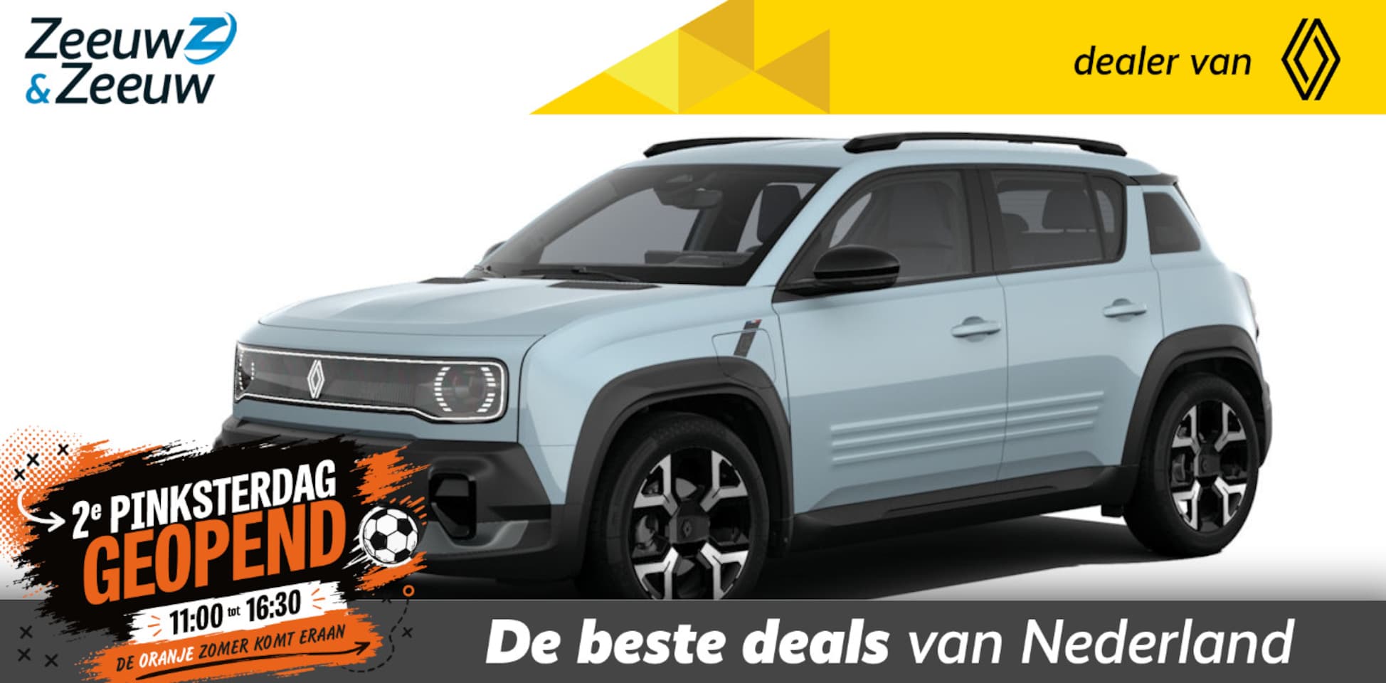 Renault 4 - Techno comfort range | Profiteer nu van €4.500,- Zeeuw & Zeeuw voorraadkorting | NU met GR - AutoWereld.nl