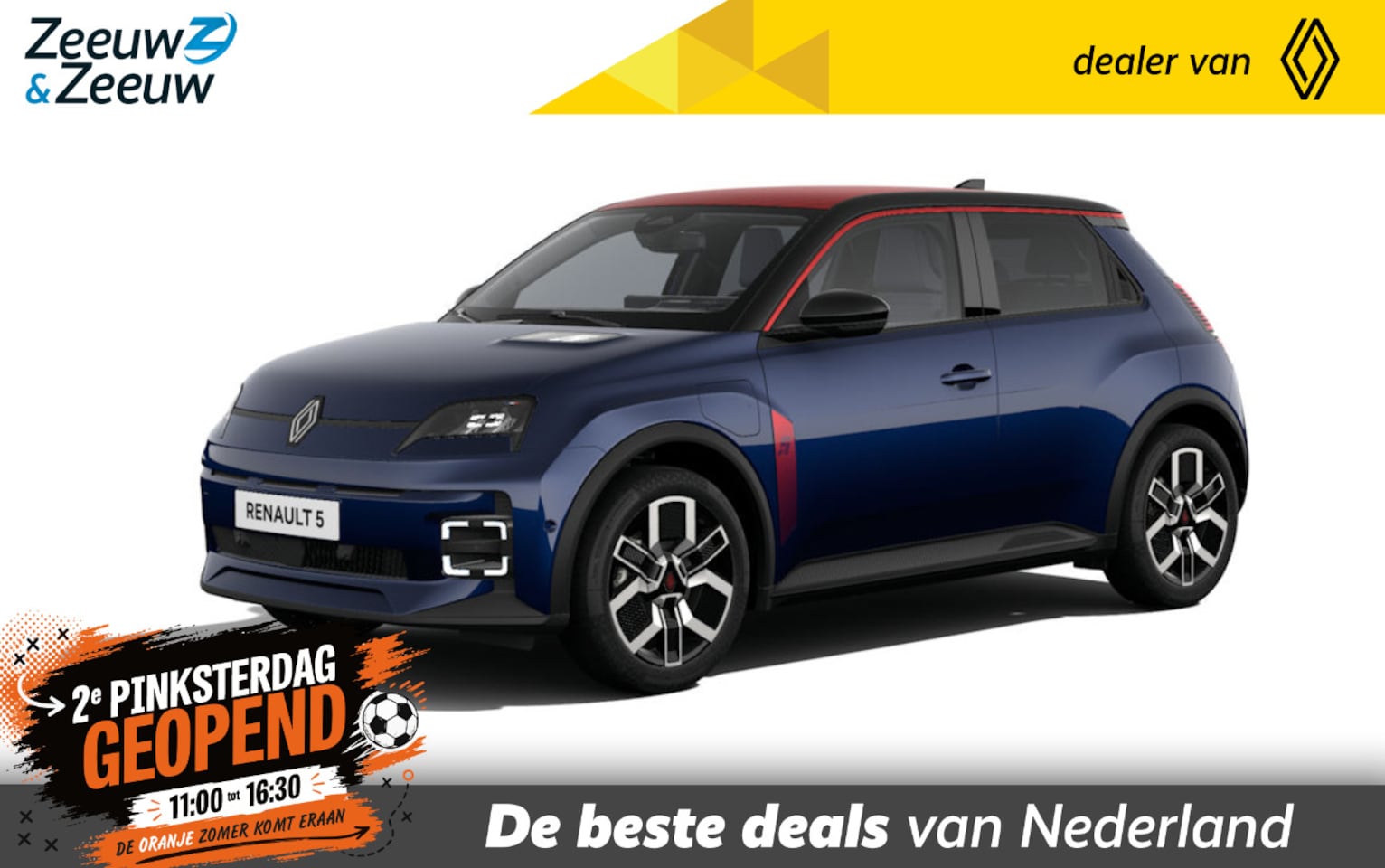 Renault 5 - comfort range techno 52 kWh | Nu met € 4.200,- Zeeuw & Zeeuw voorraadkorting | + 5 jaar ga - AutoWereld.nl