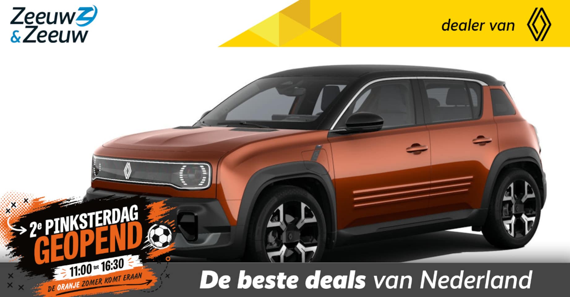 Renault 4 - comfort range techno canvas dak 52 kWh | Profiteer nu van €1.800,- Zeeuw & Zeeuw voorraadk - AutoWereld.nl