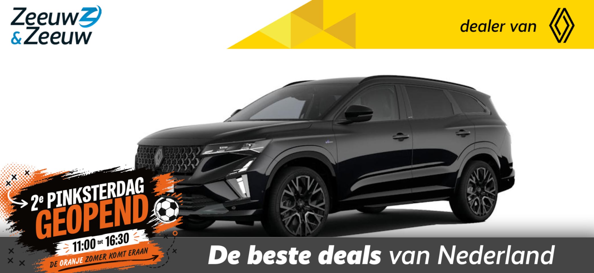 Renault Espace - E-Tech full hybrid 200 esprit Alpine 7p. | Nu uit voorraad leverbaar met € 8.200,- Zeeuw & - AutoWereld.nl