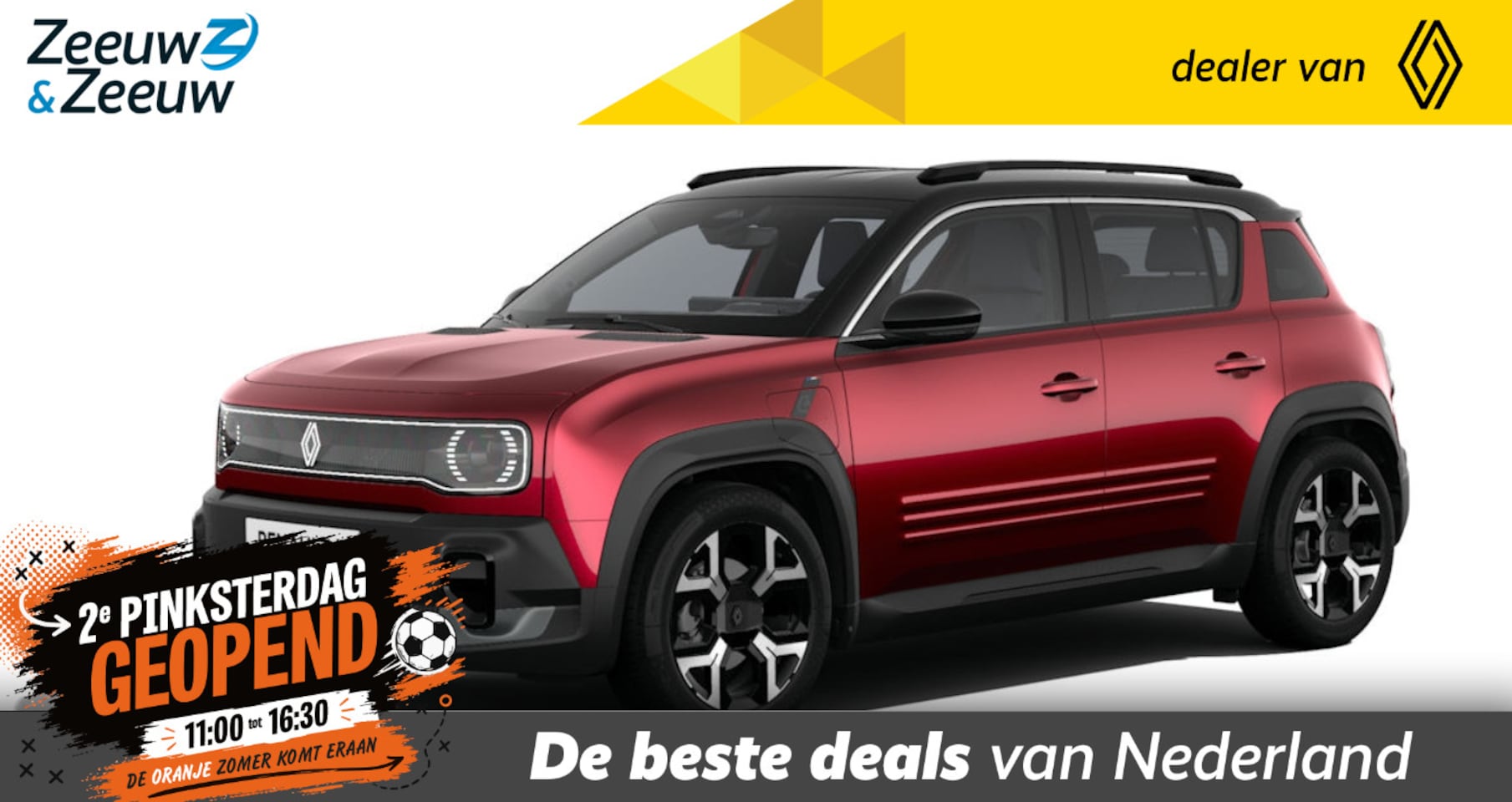 Renault 4 - Techno comfort range | Profiteer nu van €1.800,- Zeeuw & Zeeuw voorraadkorting | NU met GR - AutoWereld.nl